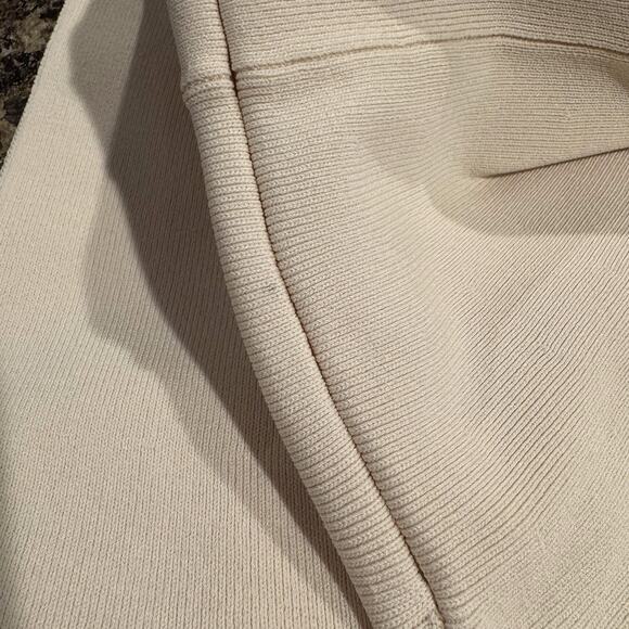 NWT Ann Taylor Dress Minimalist Coastal Grandma Cottage Soft Girl Cream Medium - Picture 6 of 7